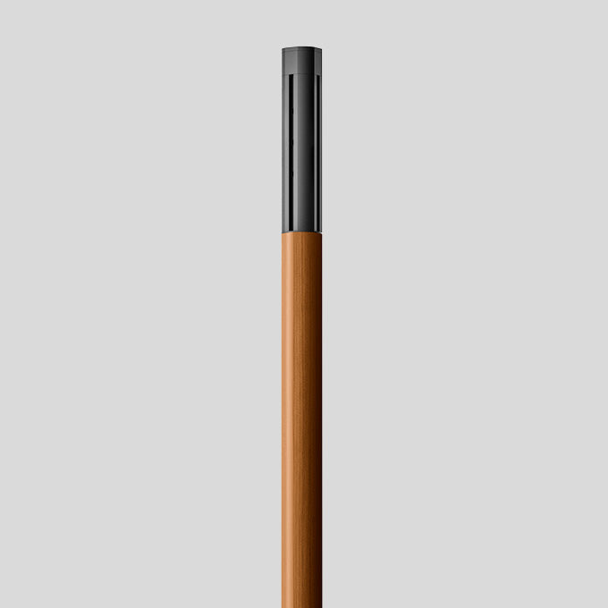 BEGA Lichtmast 6m zylindr 135mm Holz 84699 lack