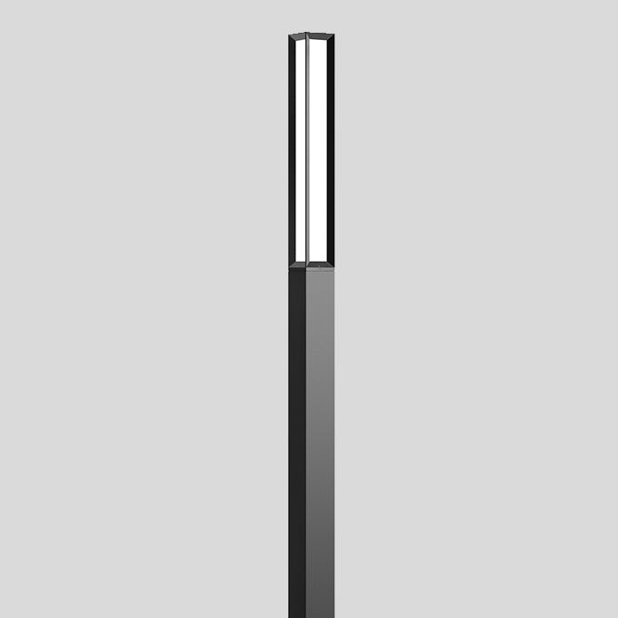 BEGA LED-Wegeleuchte 51W IP65 4000K Alu 84875K4 6043lm graphit Kst_opal