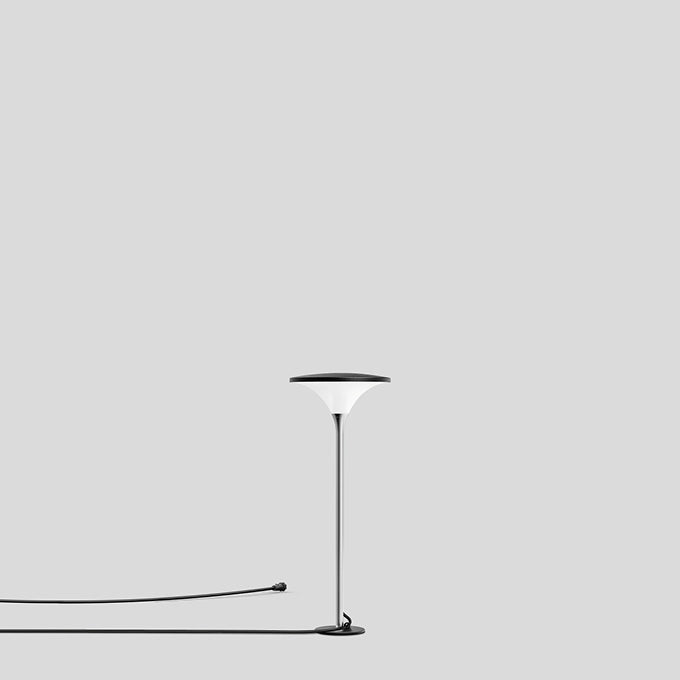 BEGA LED-Wegeleuchte 5W IP65 3000K 570lm 84889K3 graphit Alu Kst_strukt