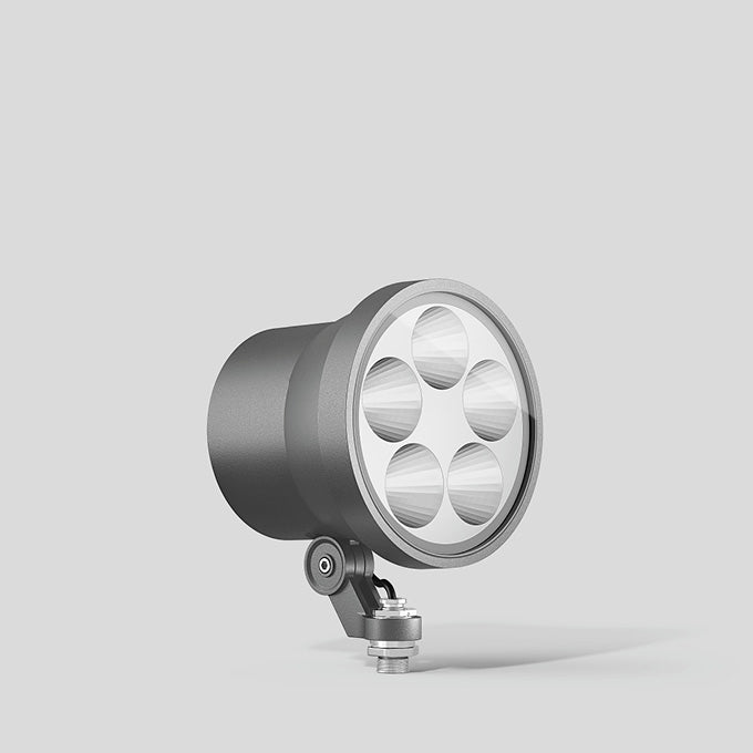 BEGA LED-Anbaustrahler 38,6W Konv DALI 84943A 1LED si 4000K RGBW 2076lm si mt
