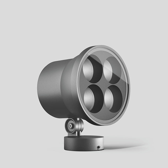 BEGA LED-Anbaustrahler 108W Konv DALI si 84955AK4 1LED 4000K ws 8991lm si mt Alu