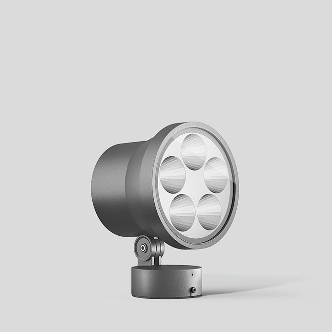 BEGA LED-Anbaustrahler 38,6W Konv DALI 84964A 1LED si 4000K RGBW 2518lm si mt