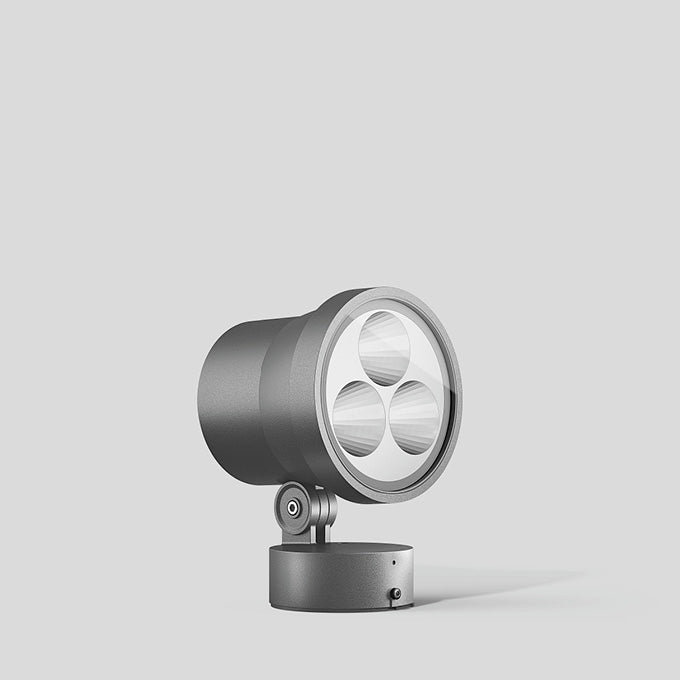 BEGA LED-Anbaustrahler 24W Konv DALI si 84965A 1LED 4000K RGBW 1297lm si mt Alu
