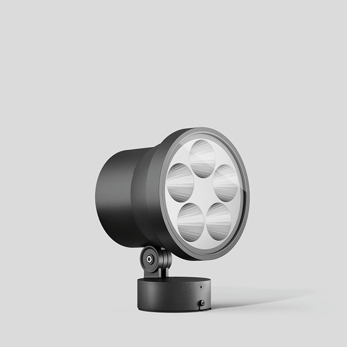 BEGA LED-Anbaustrahler 38,6W Konv DALI 84966 1LED graphit 4000K RGBW 2076lm mt