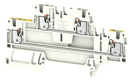 WEIDMÜLLER Reihenklemme 0,5-1,5qmm 2kl A2T 1.5 KNX WT-YL 2Etagen bg 17,5A TS35