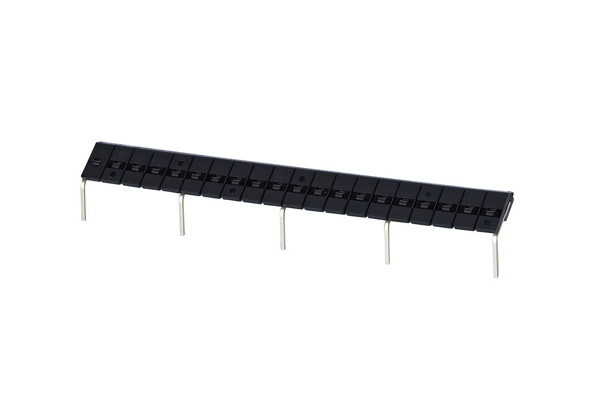 METZ CONNECT Querverbinder 5p sw steckb 850349-03 isol 10A m.Berühr.schutz