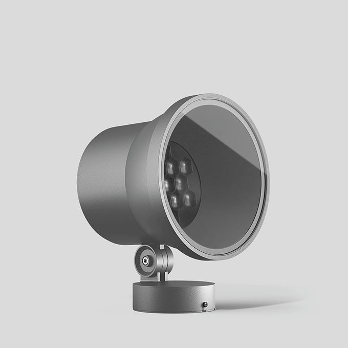 BEGA LED-Anbaustrahler 60W Konv DALI si 85082AK3 1LED 3000K ws 4095lm si mt Alu