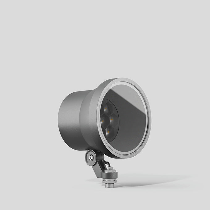 BEGA LED-Anbaustrahler 28W Konv DALI si 85085AK3 1LED 3000K ws 1970lm si mt Alu