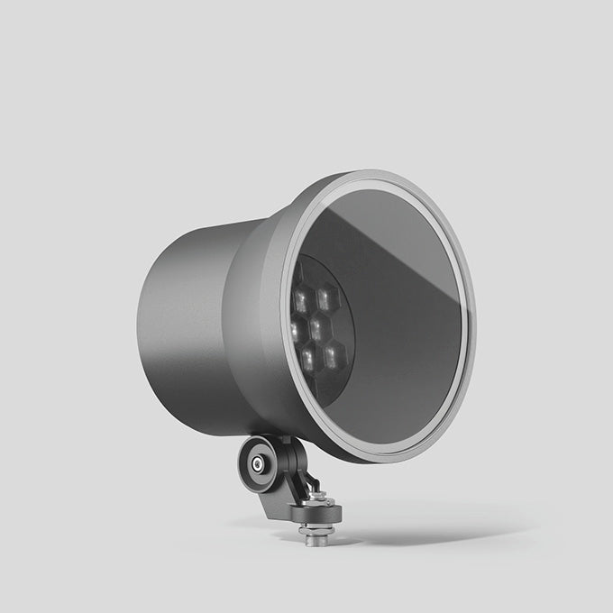 BEGA LED-Anbaustrahler 60W Konv DALI si 85086AK3 1LED 3000K ws 4095lm si mt Alu