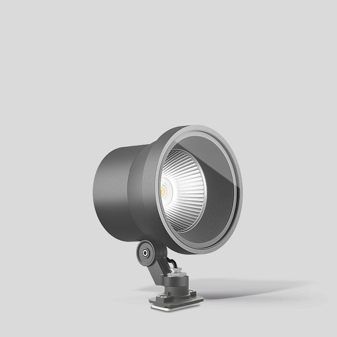 BEGA LED-Anbaustrahler 40W Konv DALI si 85121AK4 1LED 4000K ws 3889lm si mt Alu