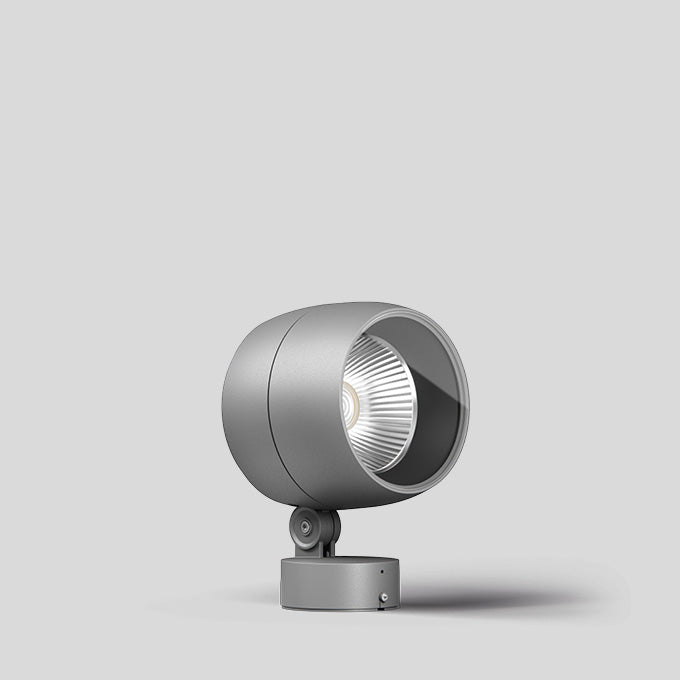 BEGA LED-Anbaustrahler 40W Konv DALI si 85139AK4 1LED 4000K ws 3890lm si mt Alu