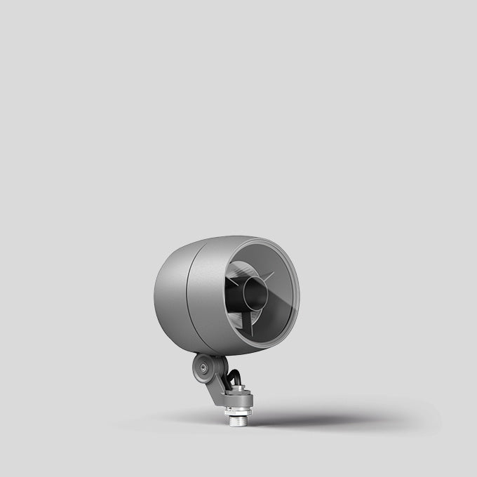 BEGA LED-Anbaustrahler 28,5W Konv DALI 85150AK3 1LED si 3000K ws 1613lm si mt