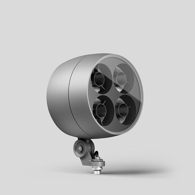 BEGA LED-Anbaustrahler 114W Konv DALI si 85152AK3 1LED 3000K ws 6158lm si mt Alu