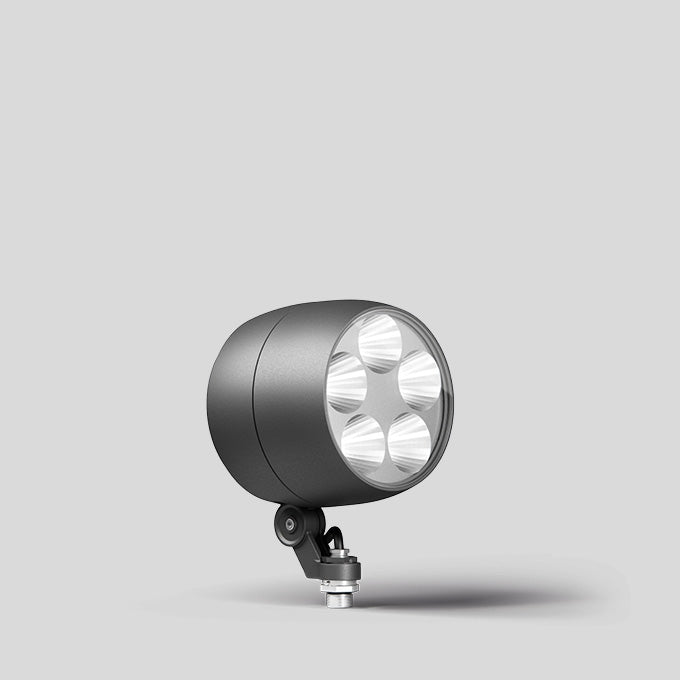 BEGA LED-Anbaustrahler 38,6W Konv DALI 85168 1LED graphit 4000K RGBW 2518lm mt