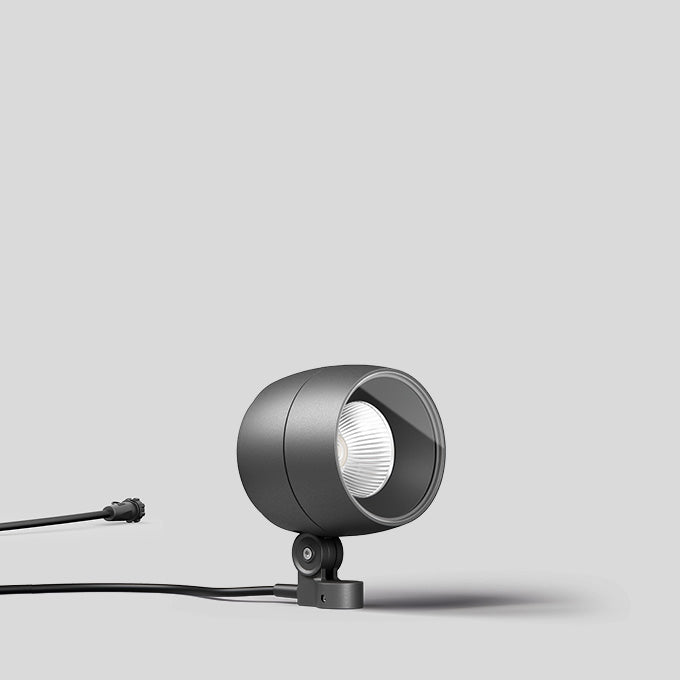 BEGA LED-Anbaustrahler 27W Konv 1LED ws 85173K4 graphit 4000K 2509lm graphit mt