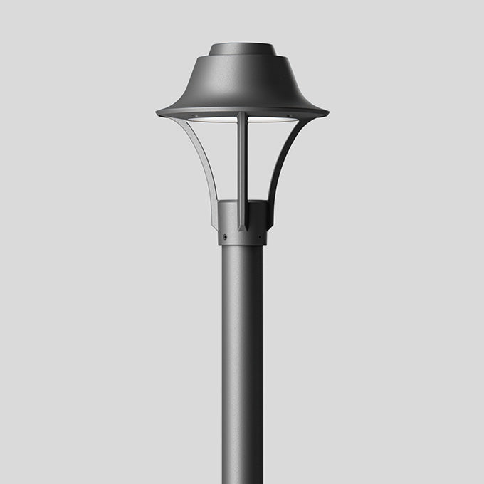 BEGA LED-Aufsatzleuchte 38,5W 76mm 3000K 85197K3 3544lm graphit Konv Alu IP65