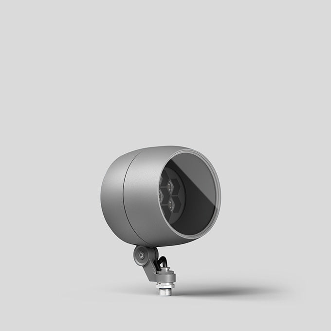 BEGA LED-Anbaustrahler 28W Konv DALI si 85240AK3 1LED 3000K ws 1970lm si mt Alu