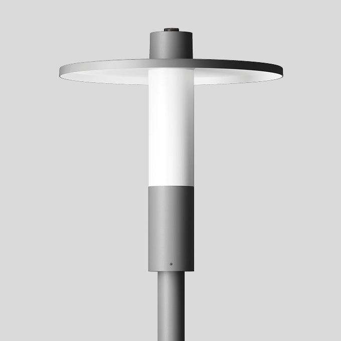 BEGA LED-Aufsatzleuchte 22W 76mm 3000K 85354AK3 2600lm si Konv Alu Kst_opal