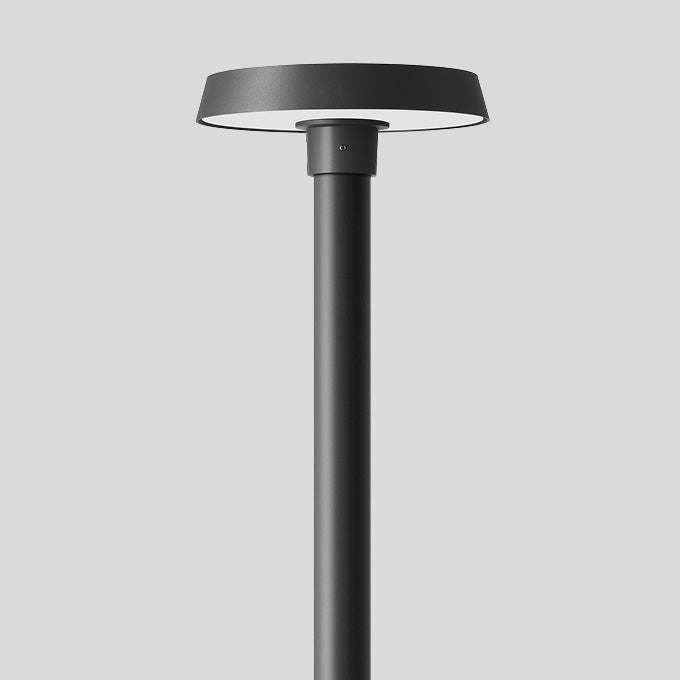 BEGA LED-Aufsatzleuchte 18,5W 76mm 3000K 85407K3 1662lm graphit Konv Alu IP65
