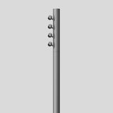 BEGA LED-Wegeleuchte 54W IP65 3000K si 85443AK3 5128lm Alu Gl_tr