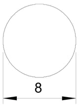 BETTERMANN Runddraht  8mm VA unbeh RD 8-V4A