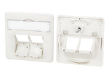 METZ CONNECT Zentralplatte RJ45 2f pws 860023-I Schraubbef m.Staubschutz