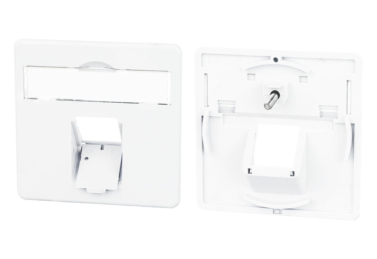 METZ CONNECT Zentralplatte RJ45 1f 860056-27-I ver-ws Schraubbef