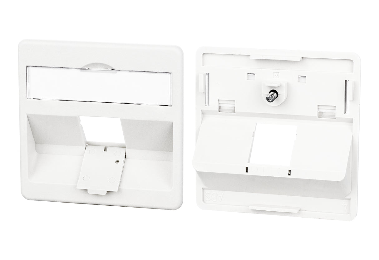 METZ CONNECT Zentralplatte RJ45 1f rws 860210-0002-I Schraubbef m.Staubschutz