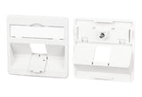 METZ CONNECT Zentralplatte RJ45 1f rws 860210-0002-I Schraubbef m.Staubschutz