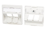 METZ CONNECT Zentralplatte RJ45 2f pws 860210-02-I Schraubbef m.Staubschutz