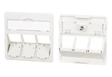 METZ CONNECT Zentralplatte RJ45 3f pws 860210-04-I Schraubbef m.Staubschutz