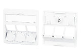 METZ CONNECT Zentralplatte RJ45 3f 860210-0427-I ver-ws Schraubbef