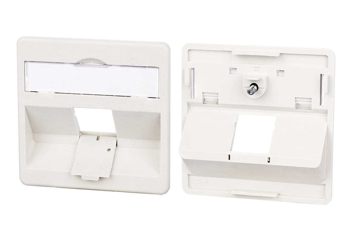 METZ CONNECT Zentralplatte RJ45 1f pws 860210-I Schraubbef m.Staubschutz