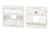 METZ CONNECT Zentralplatte RJ45 1f pws 860210-I Schraubbef m.Staubschutz
