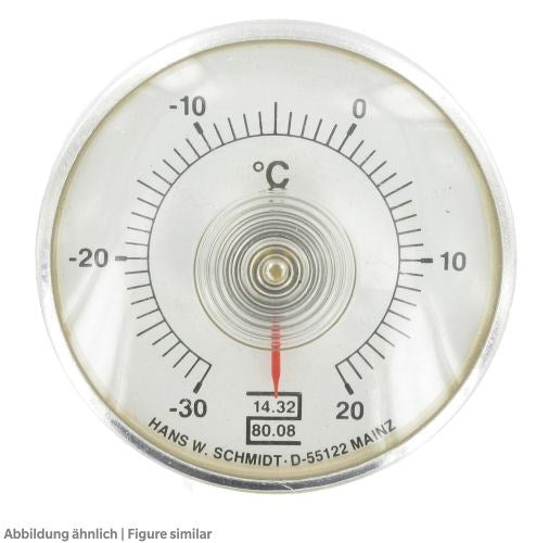 Bimetallthermometer HWS0410118 eichfähigBereich -30/+20, 56mm, selbstklebend   *