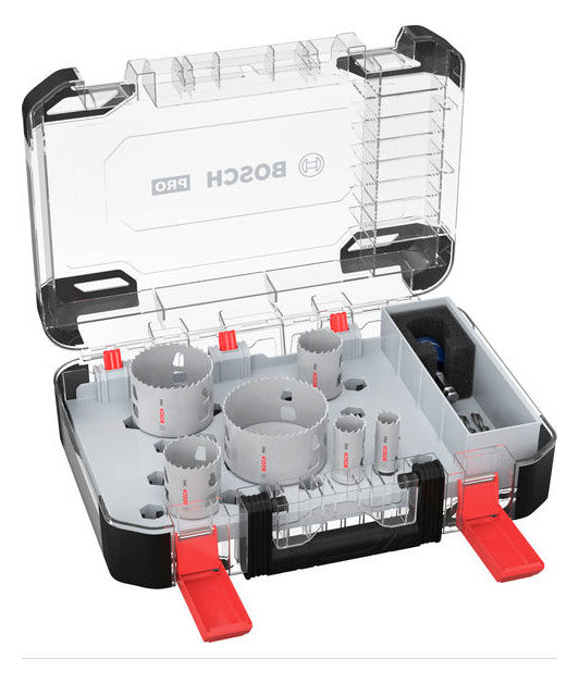 BOSCH-EW Werkzeugset 9tlg 6xLochsäge Box LOCHSÄGENSATZ