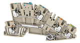 WEIDMÜLLER Installationsklemme 23A 3pot AITB 2.5 NDT-L-PE 0,5-2,5qmm bg