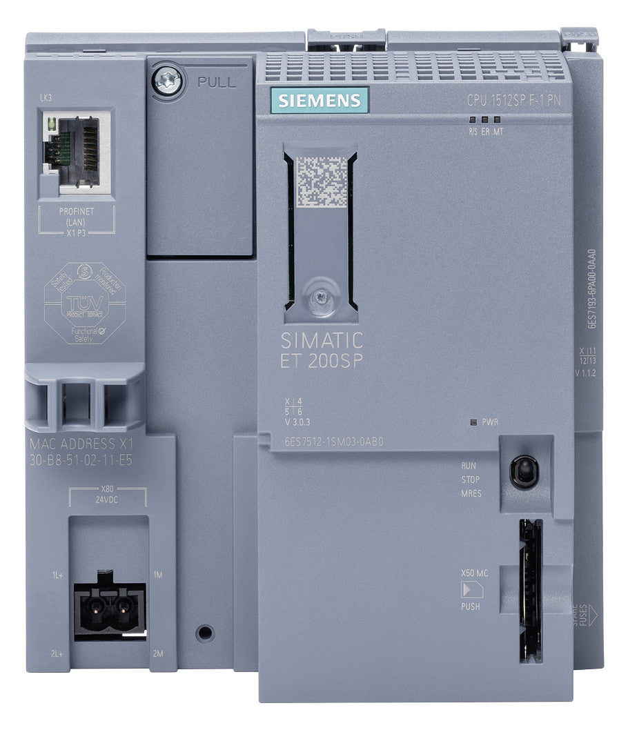SIEMENS SPS-Steuerung modular m.Display 6ES7512-1SM03-0AB0 19,2-28,8VDC