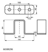 Walraven Kreuzverbinder Strut BUP - für 41 x 62 | 66588296