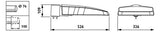 PHILIPS-LICHT LED-Straßenleuchte 11,6W ClearWay BGP307 LED18-4S/740 I DM11 48/7