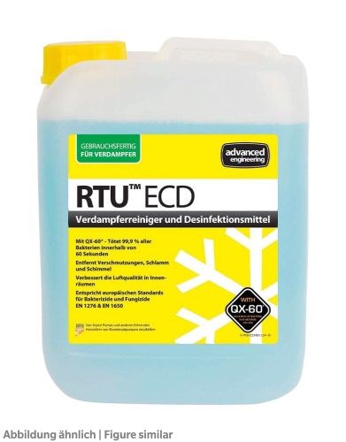 RTU ECD Verdampferreiniger 5 Lt. Kanist.gebrauchsfertig, desinfizierend        *
