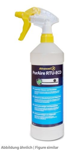 PurAire RTU-ECD Verdampferreiniger 1L Pumpspray desodorierend, NSF registriert