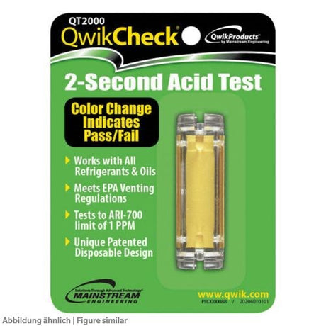 Säuretest Advanced QwikCheck QT2000 für alle Kältemittel & Öle