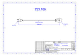BACHMANN EURO-Verlängerung 5m 2x0,75qmm 233.186 2,5A sw IP20 Euro-Steck 0-70°C