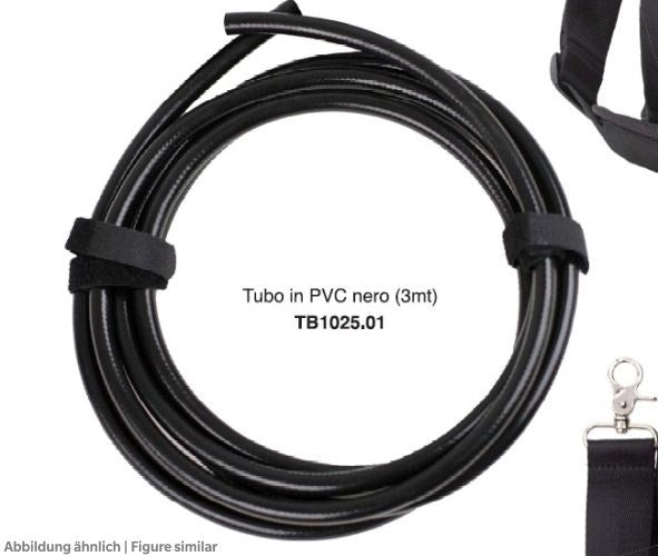 Druckschlauch für Errecom Jet Gun 3m PVC schwarz
