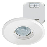ESYLUX Präsenzmelder 180-360° UP ws IP20 FLAT PD- 360i/8 LARGE ROUND WHITE DA Prä