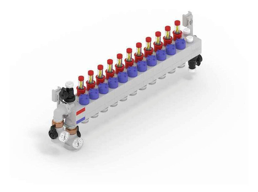 Rehau RAUTHERM SPEED Verteiler HKV-D Polymer 11 Kreise, Konnektor 16 | 14707901001