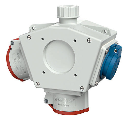 MENNEKES Energiewürfel Kst gr IP44 DELTA-BOX 92916 2x16A5p400V 1Steckd