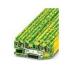 PHOENIX Schutzleiter-Reihenklemme gn/ge ST 4-QUATTRO-PE 0,08-6qmm 1Etage TS35