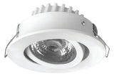 MEGAMAN LED-Einbaustrahler 6,5W Konv ws RICO MM76730 1LED 2800K ws 430lm ws mt